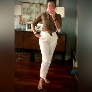 Beautiful Banana Republic linen pants.